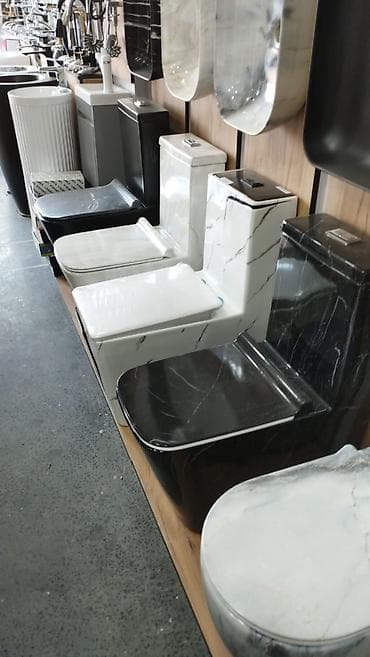 unitaz çəni: Kredit var Mərmər naxışlı sanitar qovşaqlar – kombinə edilmiş unitaz — 1