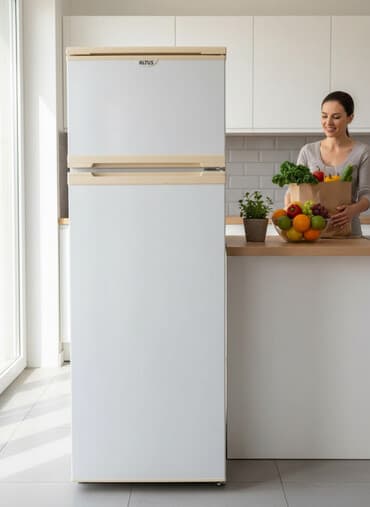 İşlənmiş 2 qapılı Altus Soyuducu Satılır, rəng - Ağ, Təkərli