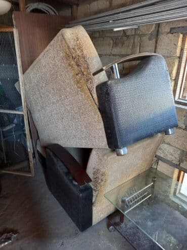 stul ev ucun: Qonaq otağı üçün, Açılmayan, Dördbucaq masa, 2 stul — 1