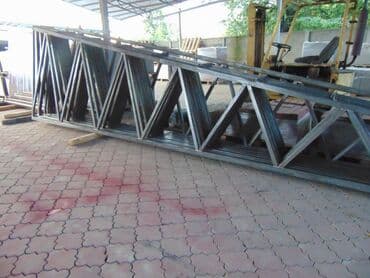 dəmir pilləkənlərin yığılması: Demir profelden fermalarin sifarisle yigilmasi — 2