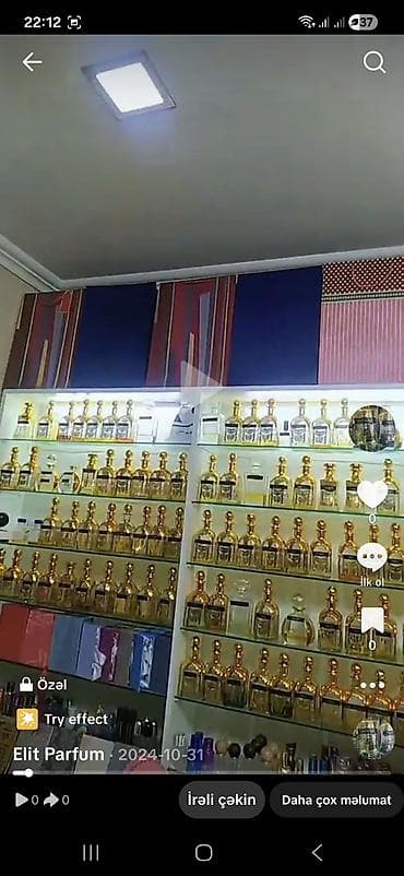 Mebel satılır 700 azn Ünvana götürməy Elit Parfum – şəxsi ətir