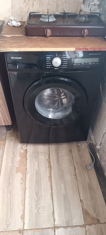 стиральная машина под столешницу на кухне: Məhsul: SHARP avtomat paltaryuyan maşın Xüsusiyyətlər: - Ön — 1