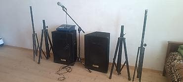 islenmis maqintafon: Səhnə/səs avadanlığı komplekti Tərkib: - 2 ədəd passiv akustik sistem — 1