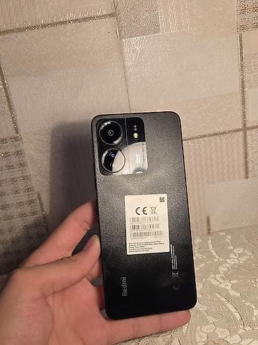virtual reality: Redmi 13C, 256 GB, rəng - Qara, Barmaq izi — 3