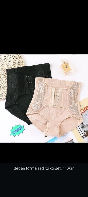 power капсула для женщин: - Bədən formalaşdırıcı şort-korset: yüksək belli, qarın və bel — 3