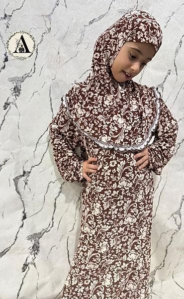 Donlar: Uşaq üçün iki hissəli namaz dəsti - Model: qız uşaqları üçün rahat — 5