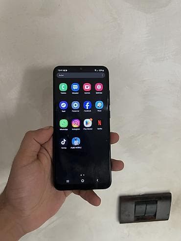 samsung telefonları: Samsung Galaxy A02 S, rəng - Qara, Sensor — 3