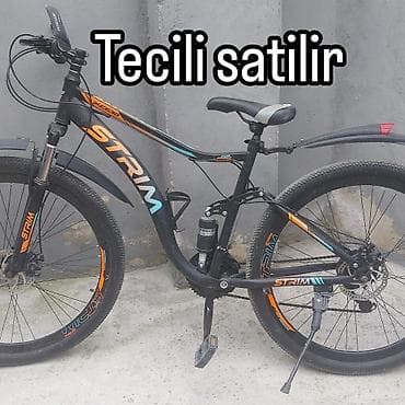 elektrik velosipet: - STRIM dağ velosipedi, XG30 seriyası. İri ölçülü təkərlər, ön — 2