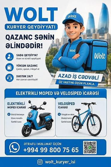 bakı qebele avtobus: Sürücü-kuryer tələb olunur, Nəqliyyat təmin edilir, Gündəlik ödəniş, Təcrübəsiz — 1