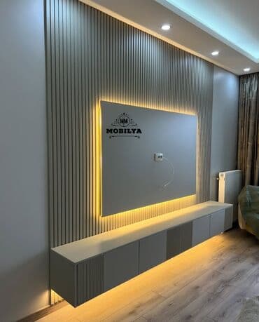 аренда помещения под ресторан кафе: Новый, Прямой ТВ стенд, С полками, Стеклянный, Азербайджан — 3