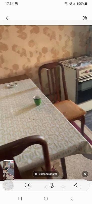 kiraye ayliq ev: Kirayə: 2 otaqlı həyət evi (mebellə) - 2 ayrı yataq otağı: birində — 10