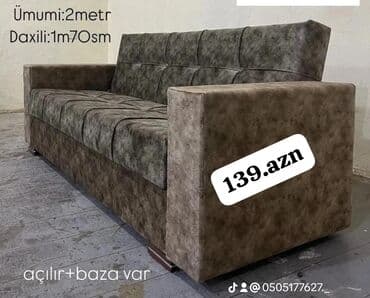 Divan, Yeni, Açılan, Bazalı, Vеlur parça, Ödənişli çatdırılma — 2