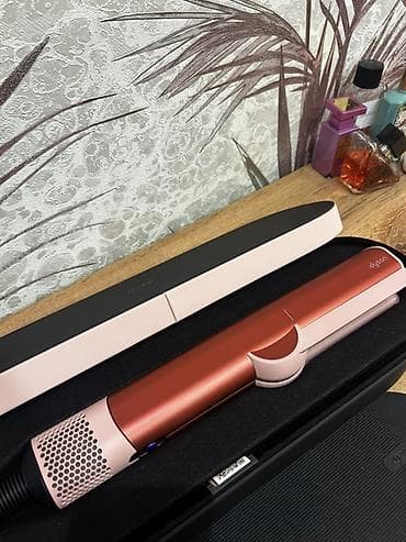 Ventilyatorlar: Dyson Airstrait (rəng: mis/çəhrayı) – saç quruducu + düzləşdirici bir — 1