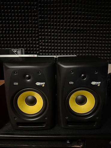 moni̇tor: KRK Rokit 8 studiya monitorları (cüt) - Aktiv, iki-yollu monitorlar - — 1