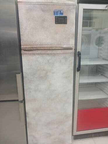 İşlənmiş 2 qapılı Nord Soyuducu Satılır, rəng - Narıncı, Təkərli