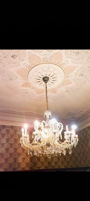 потолочные люстры в баку: Çılçıraq, 10 və daha çox lampa, Xrustal — 3