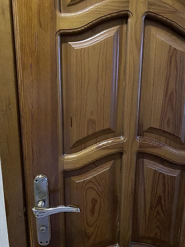 qapi otag: Taxta qapı (2 ədəd mövcuddur) - Material: Taxta - Rəng/ton: isti — 3