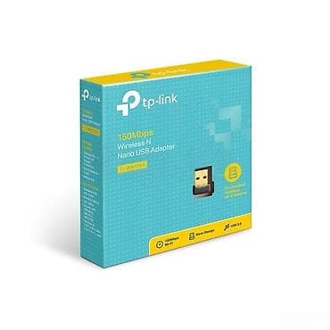 telrad internet paketi: TP-Link Wi-Fi adapter TL-WN725N 150Mbps Şəhər: Bakı Malın tipi — 2