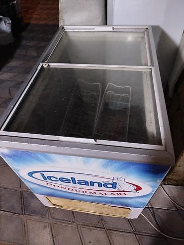 islenmis kompressor satisi: Dondurma vitrin xaladeynik satılır az işlənmiş — 3