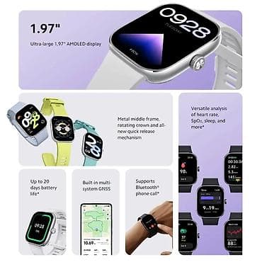 Çantalar: Yeni, Smart saat, Xiaomi, rəng - Qara — 3