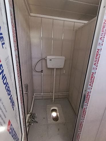 бак для душа: Modul tipli sanitariya-konteyneri - Daşına bilən metal karkaslı — 5