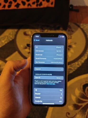 iphone 6 ucuz: IPhone X, 64 GB, Gümüşü, Simsiz şarj — 3