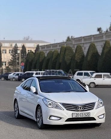 e39 radiator: Hyundai Grandeur (Azera) – ağ rəng, sedan, geniş və komfortlu salon — 5