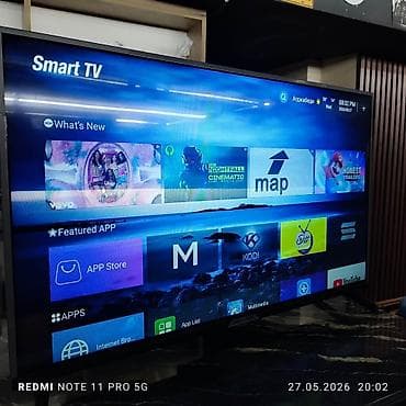 82 televizor: Smart TV + divar asqısı - Ekran: təxminən 32–40 düym aralığında düz — 4