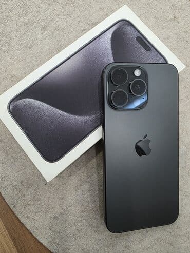 ipad pro 11: IPhone 15 Pro, 256 GB, Black Titanium, Face ID — 2