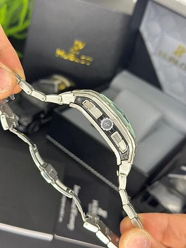 gaddar bileklik: Yeni, Qol saatı, Hublot, rəng - Qara — 7