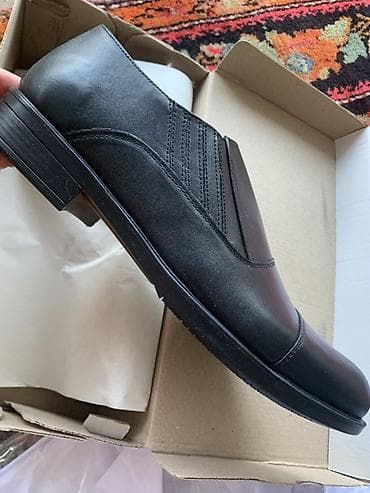 Туфли: Kişi klassik loafer Teze! - Rəng: qara - Ölçü: 43 (qutuda — 3