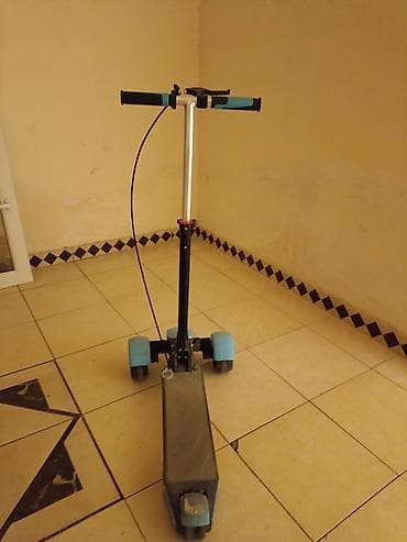 скутер купить: Uşaq skuter – 3 təkərli, “SPORT” yazılı model - Rəng: mavi-qara - 3 — 2