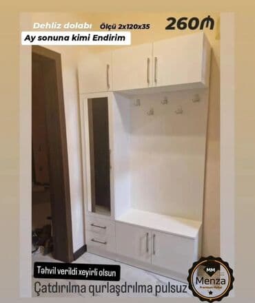 dehliz guzgusu: Yeni, Açılan, 4 qapılı Düz dolab, Dəhliz dolabı, Rusiya — 1