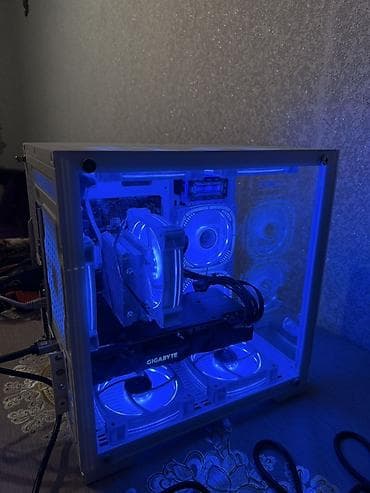 Masaüstü kompüterlər və iş stansiyaları: Gaming/iş stasionar kompüter – kompakt şeffaf korpus, ağ rəngli ARGB — 2