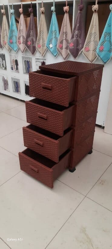 plasmas bak: Plastik skaf kamod 4 mertebe ve 5 mertebe var keyfiyyeti qalin — 1