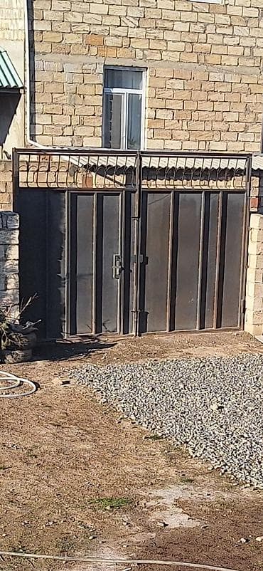 qapi demir: Dəmir Həyət darvazası, Mexaniki, Qapı ilə, rəng - Qara — 3