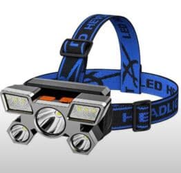 Kafel və bitirmə daşları: Alın fənəri. - Işıqlandırma rejimləri: ● Rejim 1: Əsas işıq yanır — 1