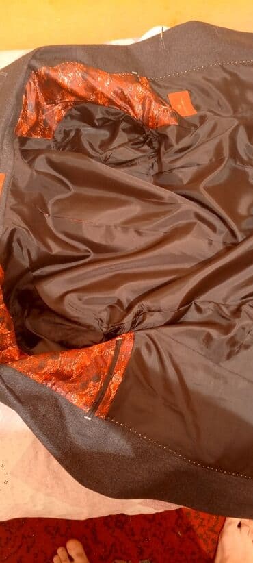 kisi pencekleri: Kişi kostyumu – üç hissəli dəst - Rəng: tünd boz (melanj effektli) - — 2