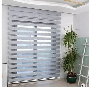 balka: Produkt: Jalüz pərdələr - Növlər: Zebra (ikiqat qatlı işıqlı/qaranlıq — 3