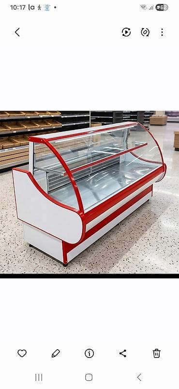 2.3 kompressor: Vitrin tipli soyuducu tezgah - Mağaza, supermarket, kafe, ət və — 1