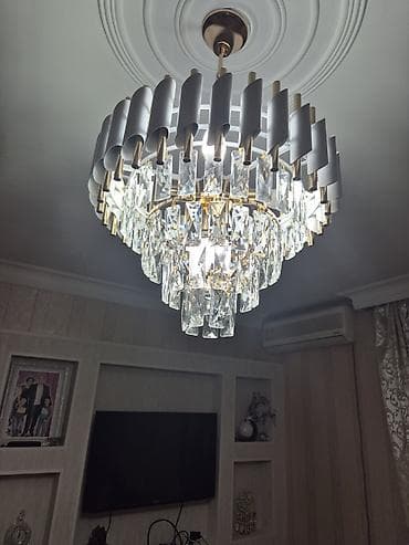 qəd: Çılçıraq, 10 və daha çox lampa, Metal — 1
