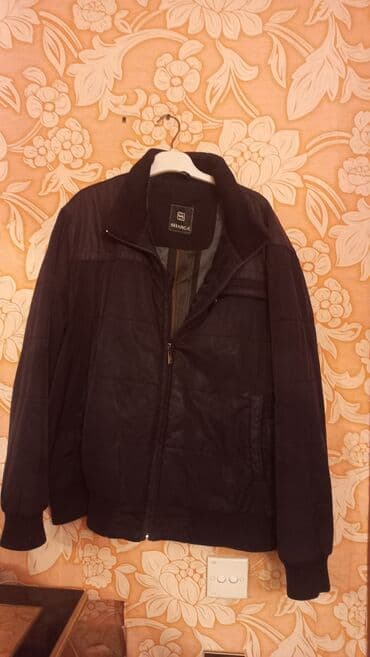 SHARGA brendinin kişi qışlıq gödəkçəsi - Rəng: tünd (qara/tünd göy