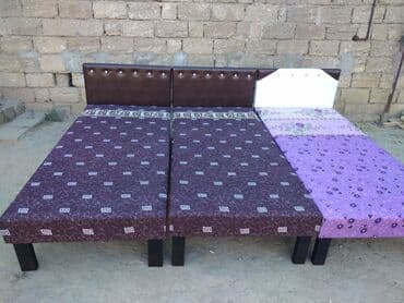 Çarpayılar Hazırları var Çatdırılma münasib qiymətə 1 nəfərlik 60