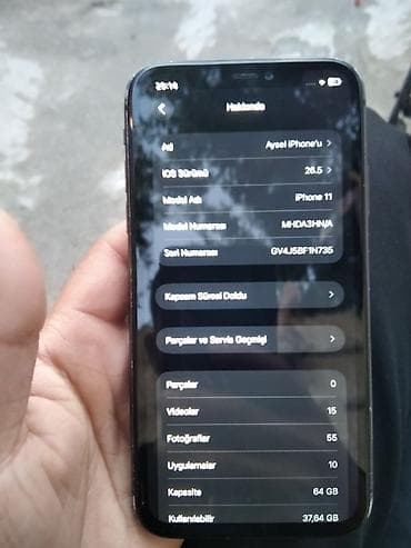 IPhone 11, 64 ГБ, Черный, Битый — 3