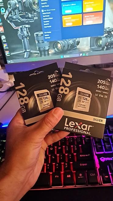 kart rider: Lexar Professional SILVER SDXC UHS‑I yaddaş kartı – 128 GB Oxuma 205 — 3