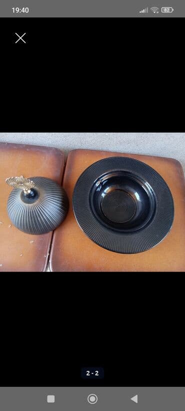 saxlama qabi: Porcelan dekorativ qab – qapaqlı və iki qulplu. - Material: yüksək — 2