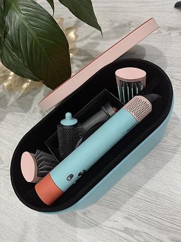 sac elektrik: Dyson Airwrap multi-styler dəstı Rəng: mərcan/qızılı-çəhrayı və mavi — 2