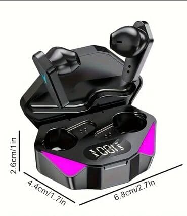 iphone xs qiymeti world telecom: Yeni Simsiz (Bluetooth) Qulaqcıqlar, rəng - Qara — 2