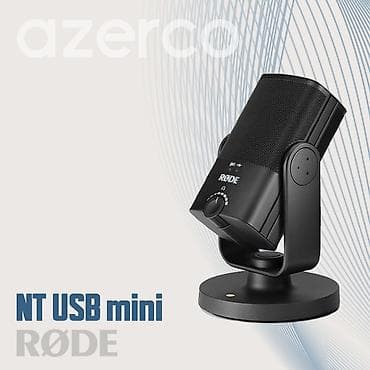 NT-USB Mini İstehsalçı: Rode Satışını təşkil edən: Azerco MMC NT-USB