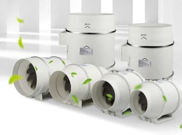 Kanal tipli mərkəzdənqaçma ventilyatorları - Dairəvi hava kanalları